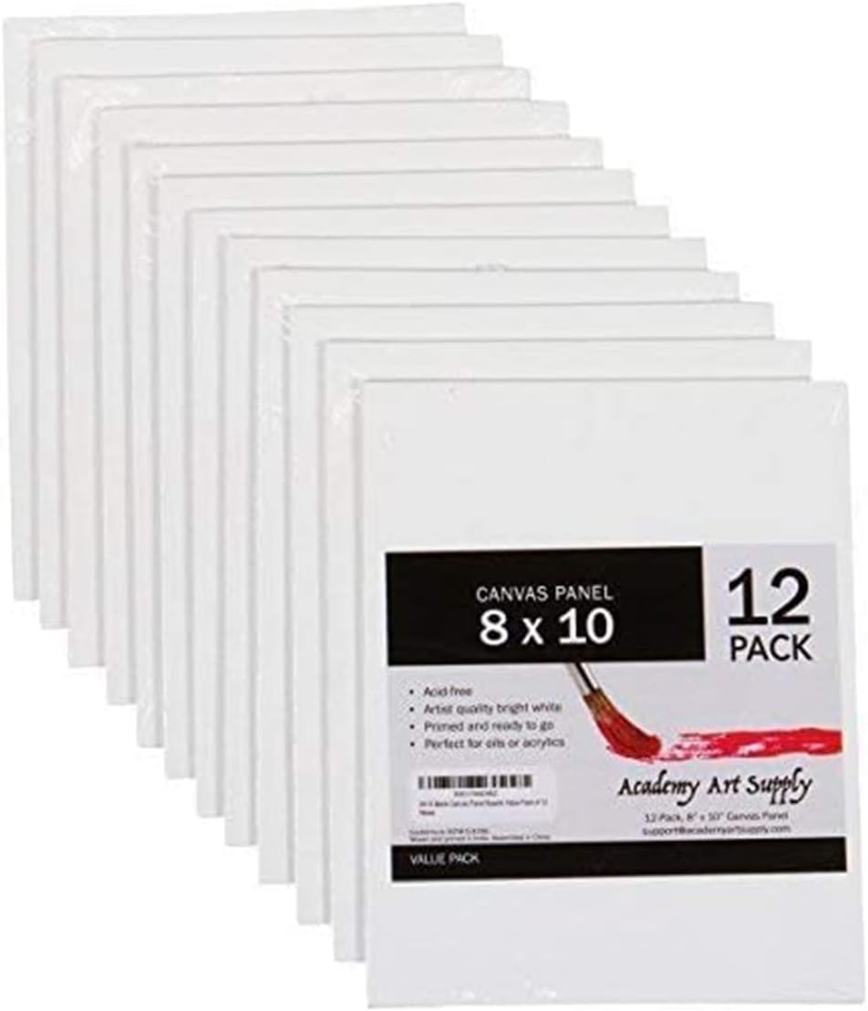 Canvas Board - 8x10 inch - 5 Pack
