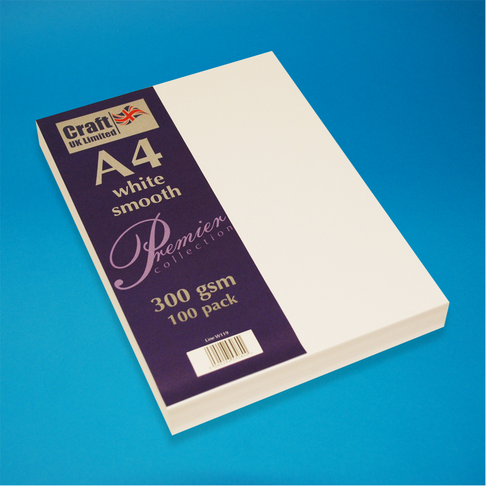 Card Stock - A4 - 100 Sheets - 300gsm