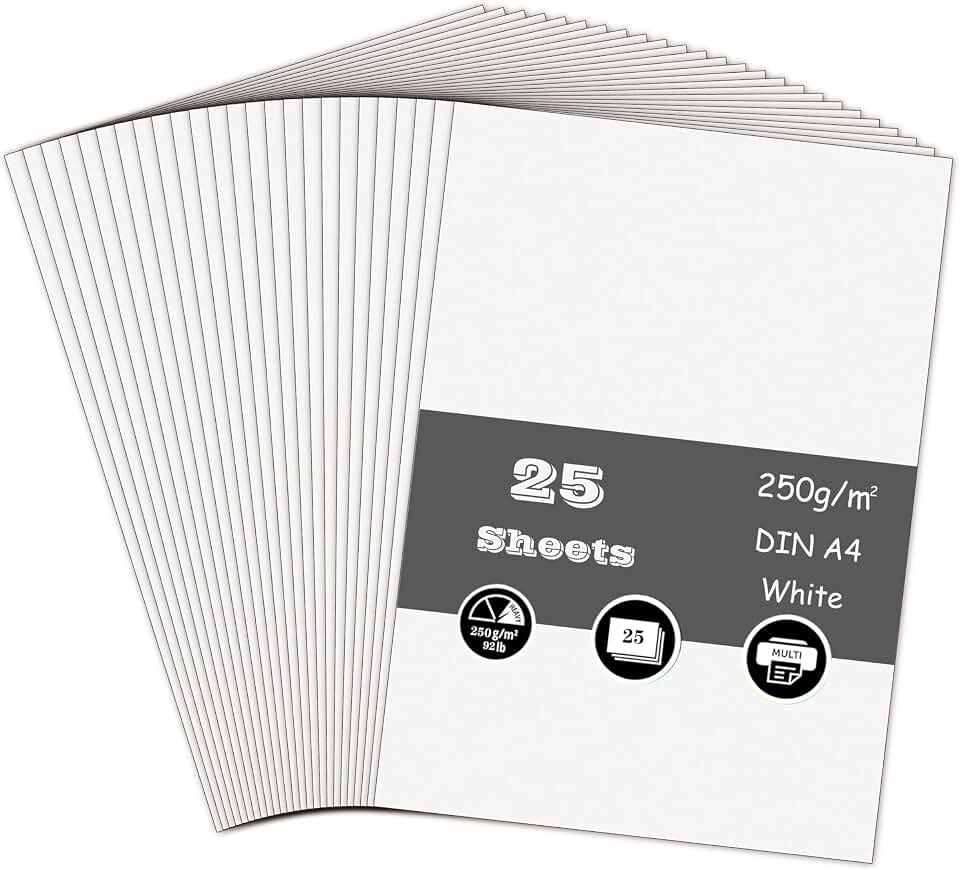 Card Stock - A4 - 200 Sheets - 250gsm
