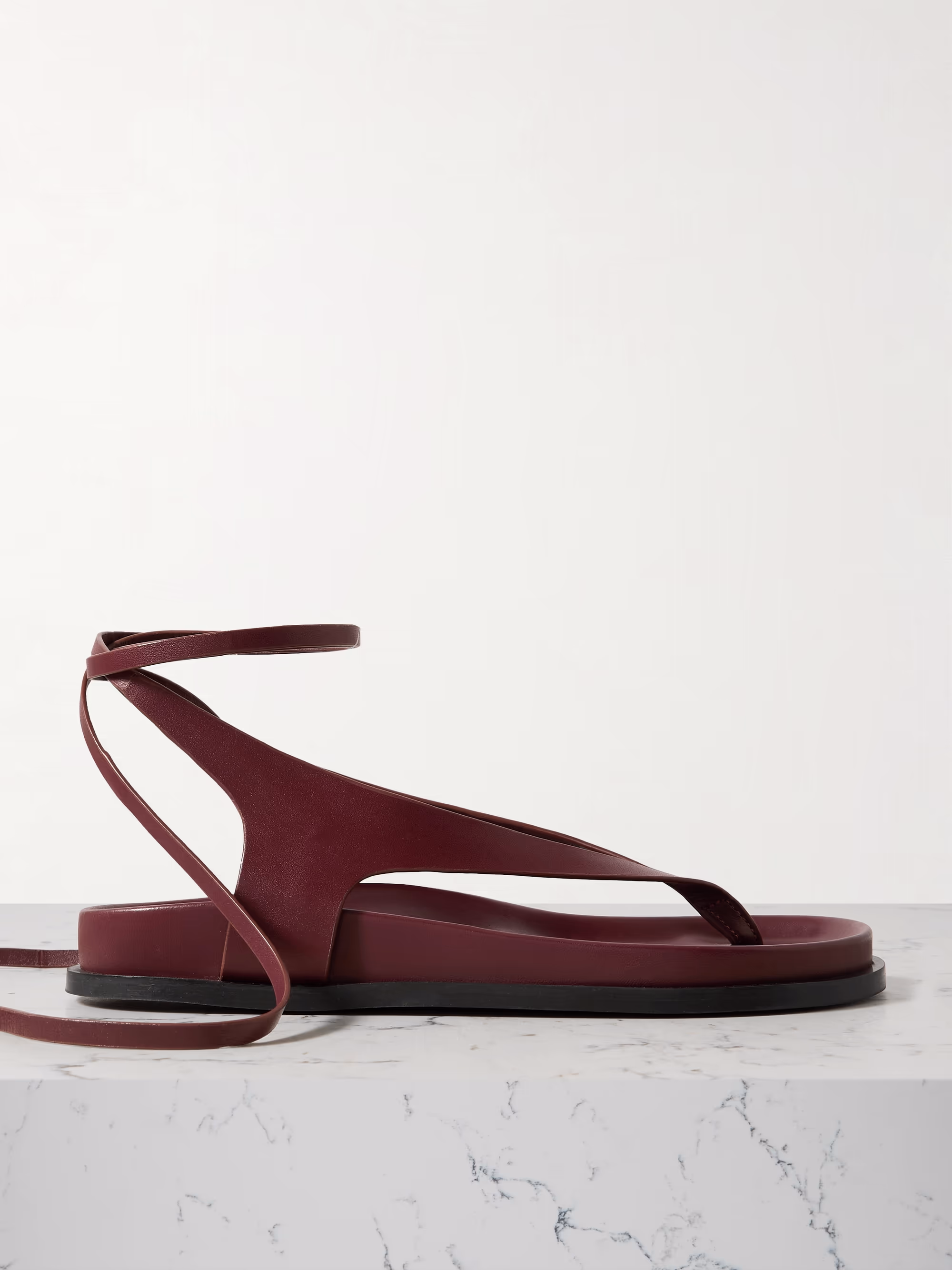 Casual Burgundy Beach Sandals