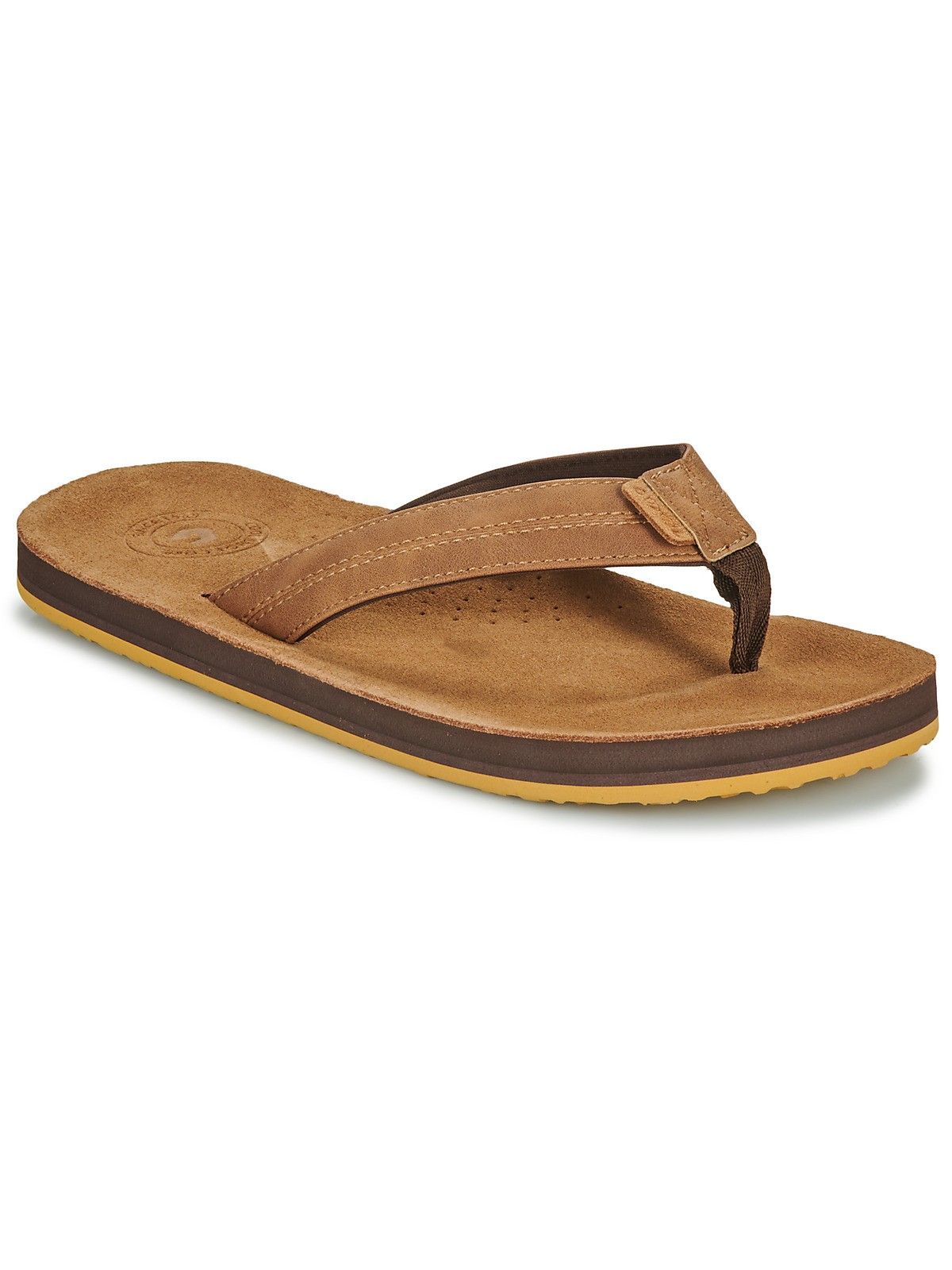 Casual Cognac Flip Flops