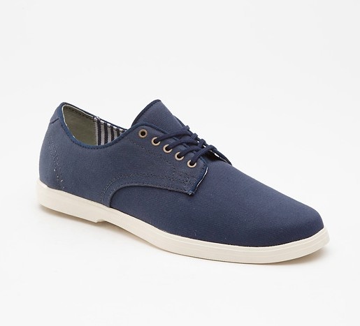 Casual Navy Blue Canvas Shoes
