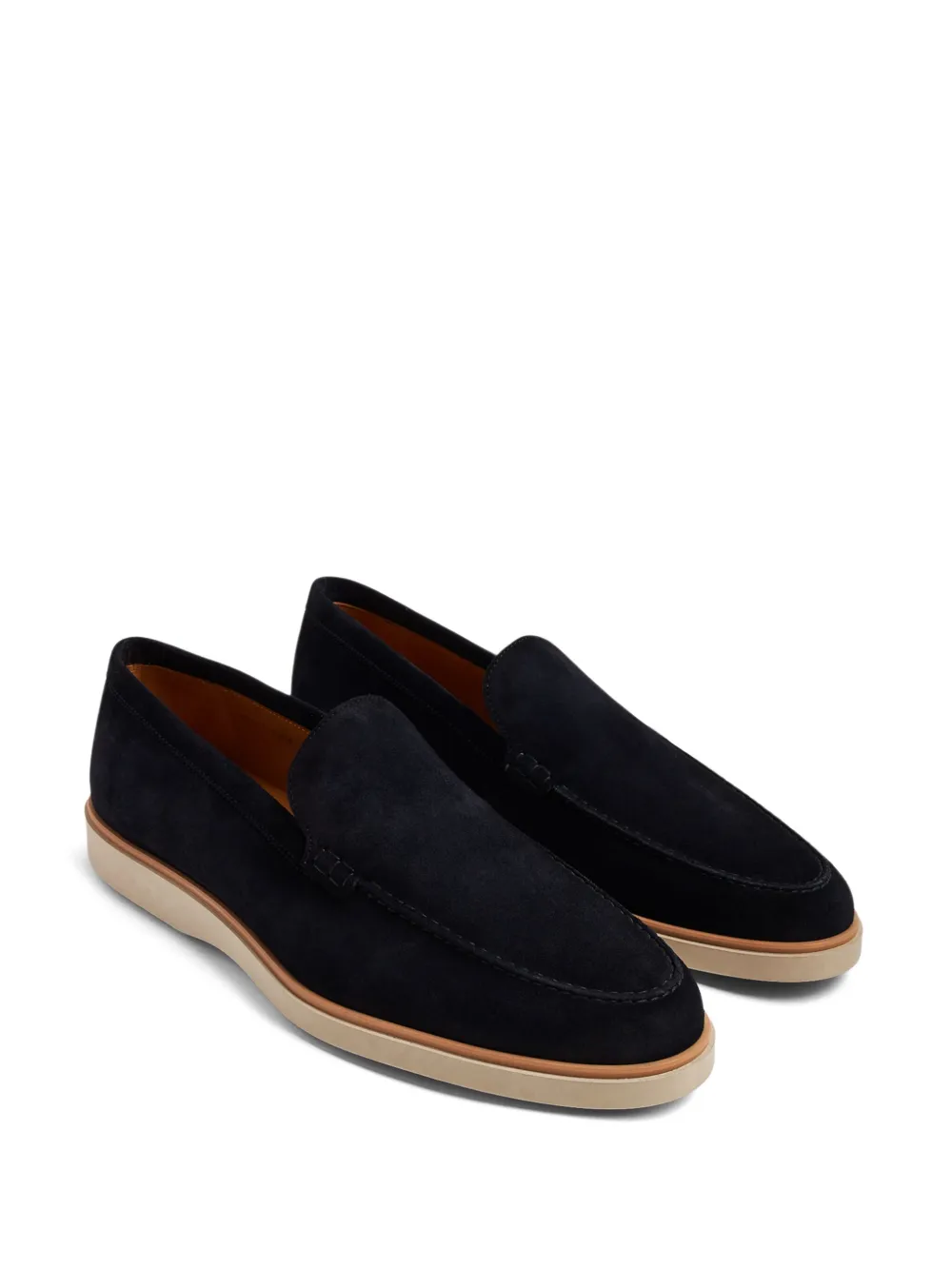 Casual Navy Blue Loafers