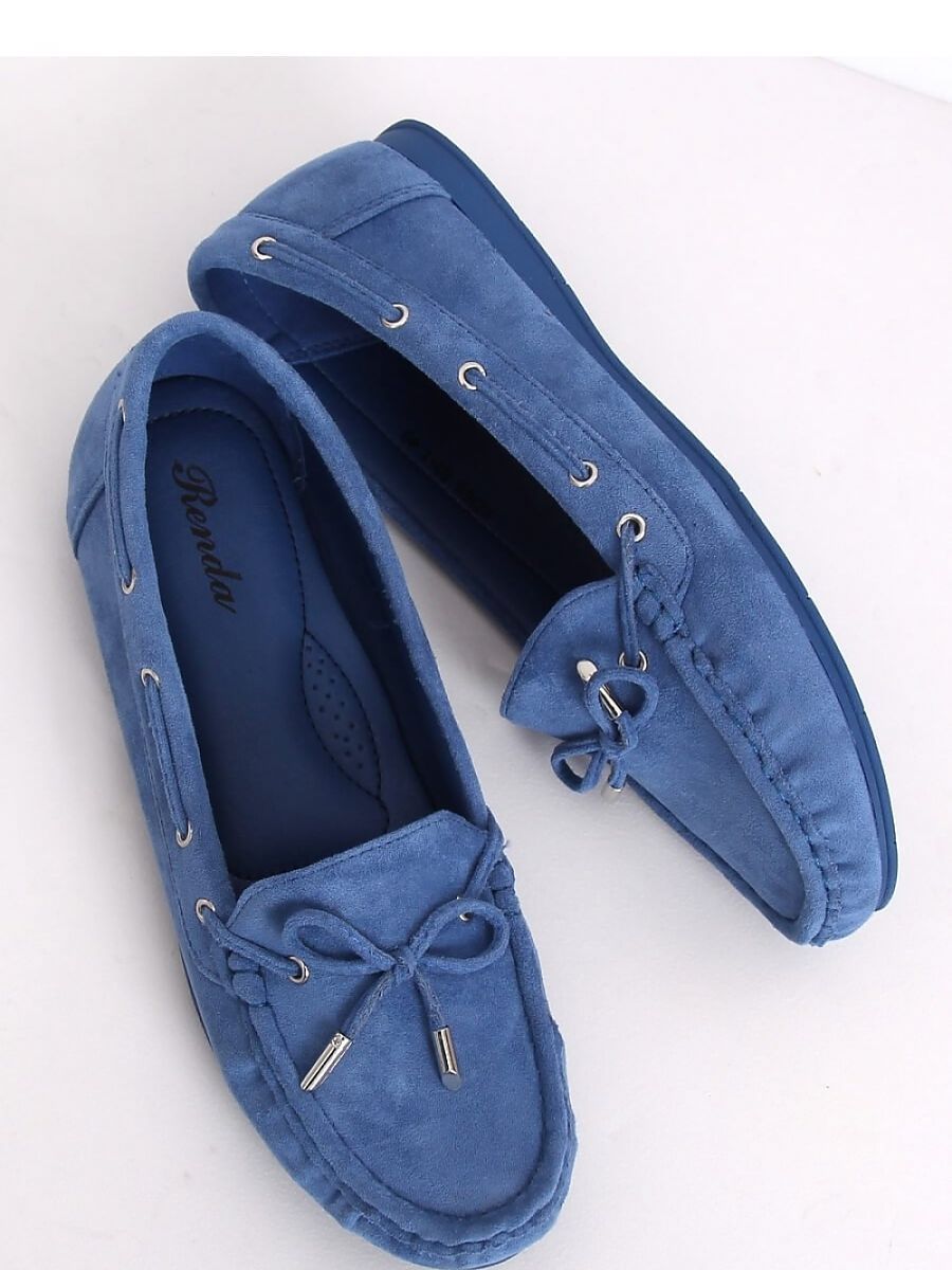 Casual Navy Blue Moccasins