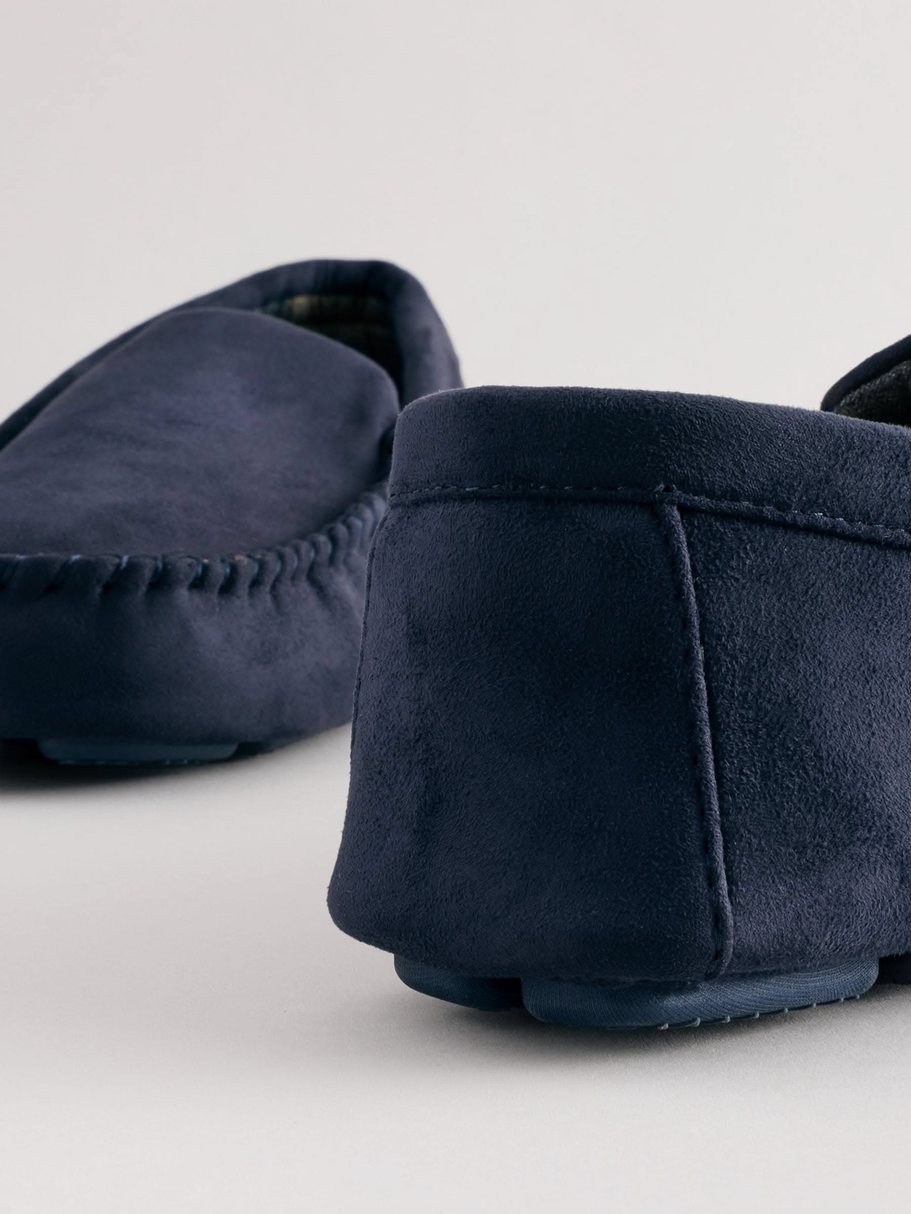 Casual Navy Blue Moccasins