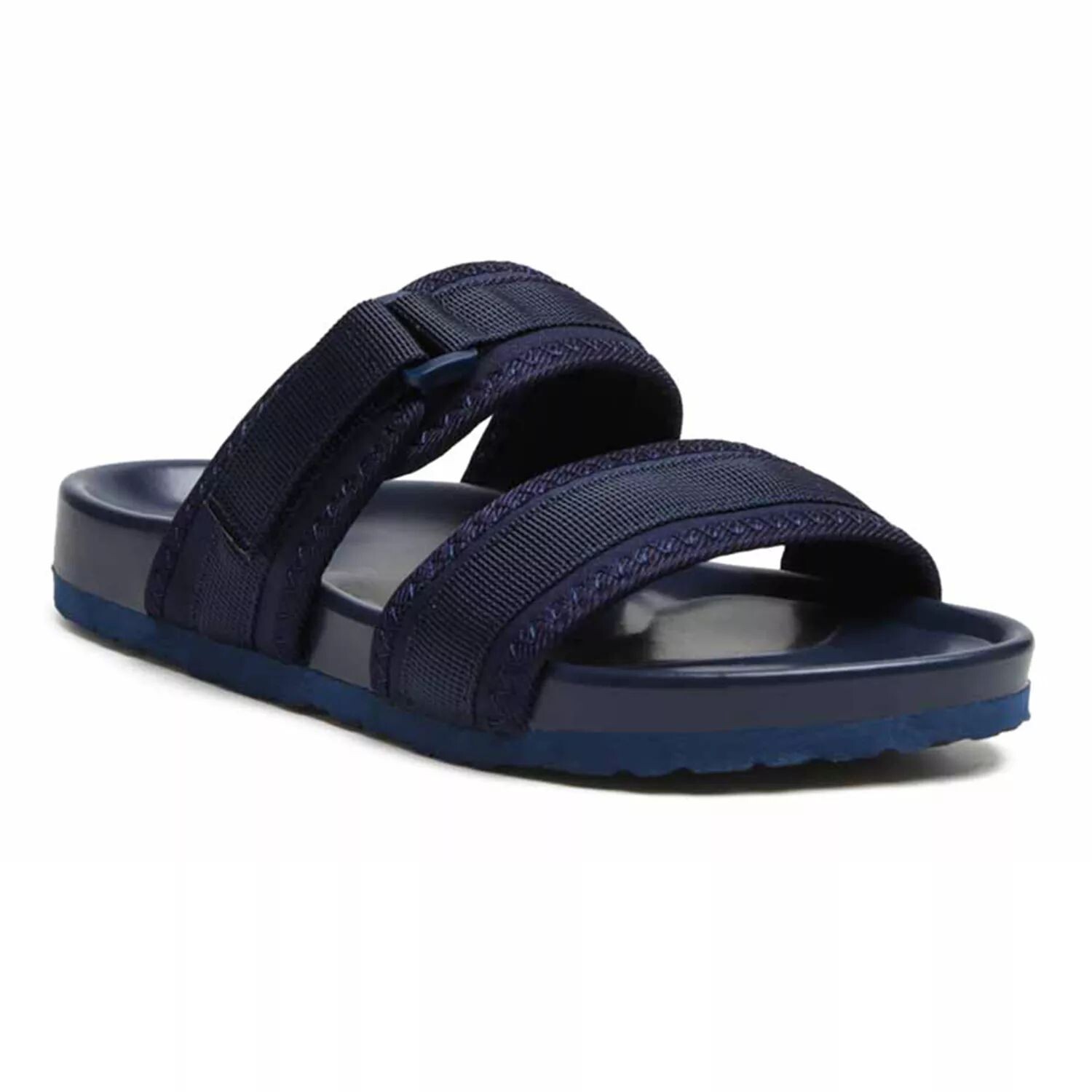 Casual Navy Blue Slide Sandals