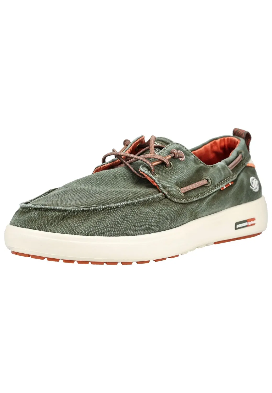 Casual Olive Boat Shoes