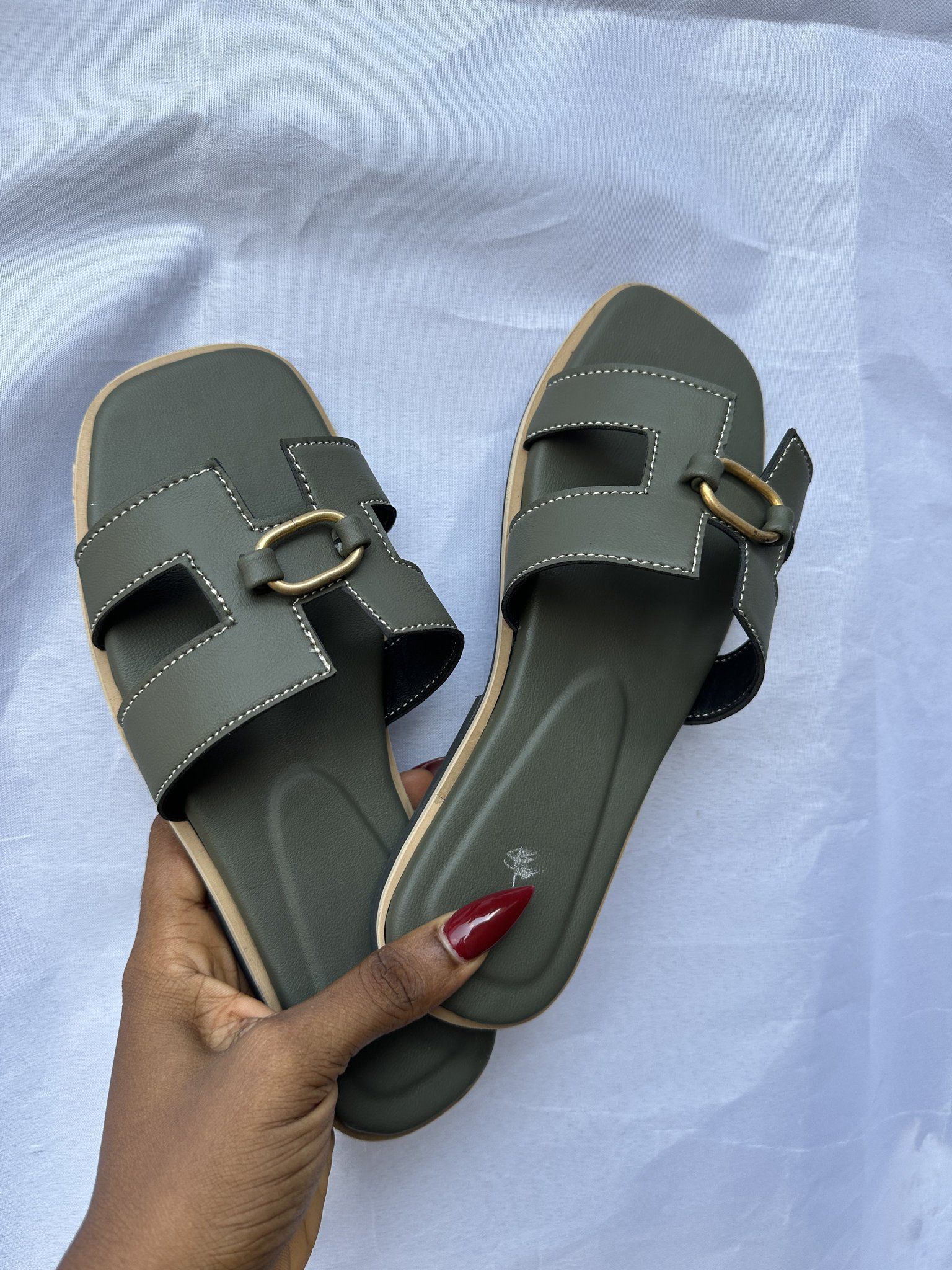 Casual Olive Sandals