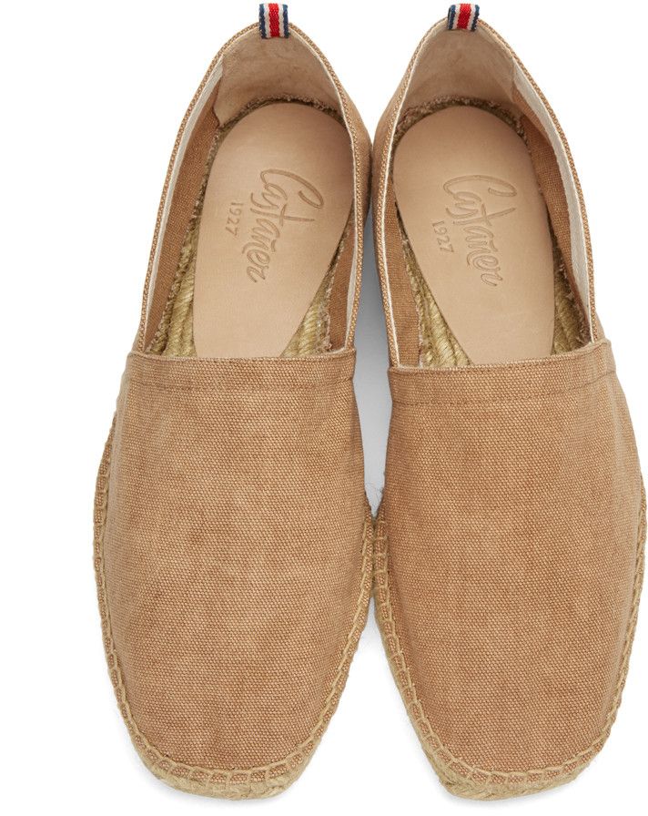 Casual Tan Canvas Shoes