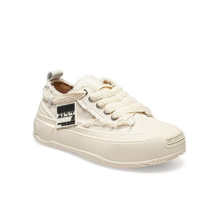 Casual Tan Canvas Shoes