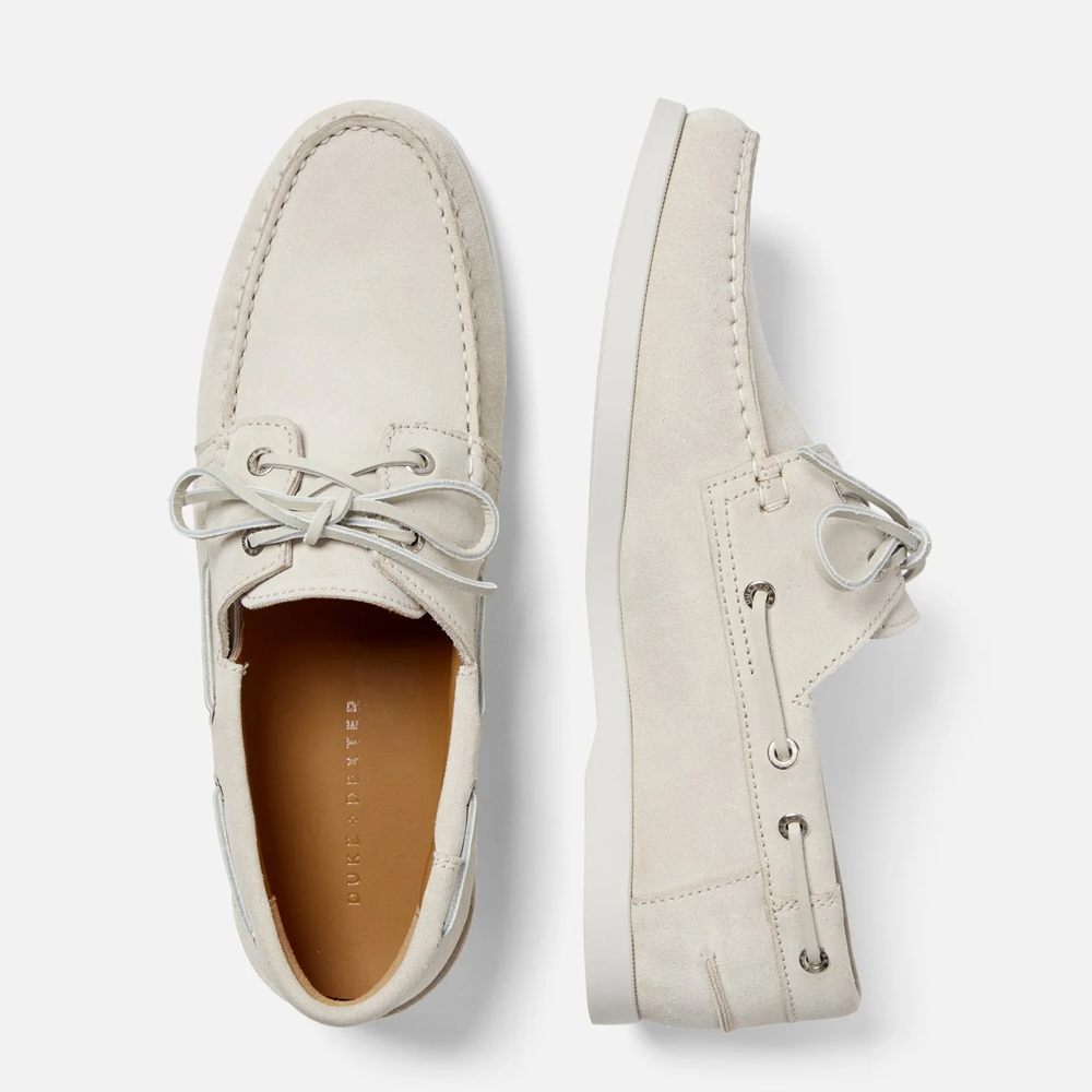 Casual White Boat Shoes