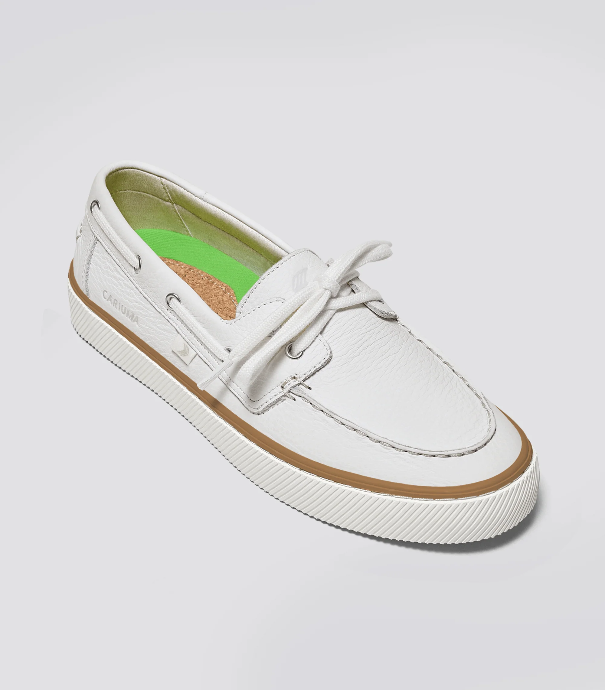 Casual White Boat Shoes