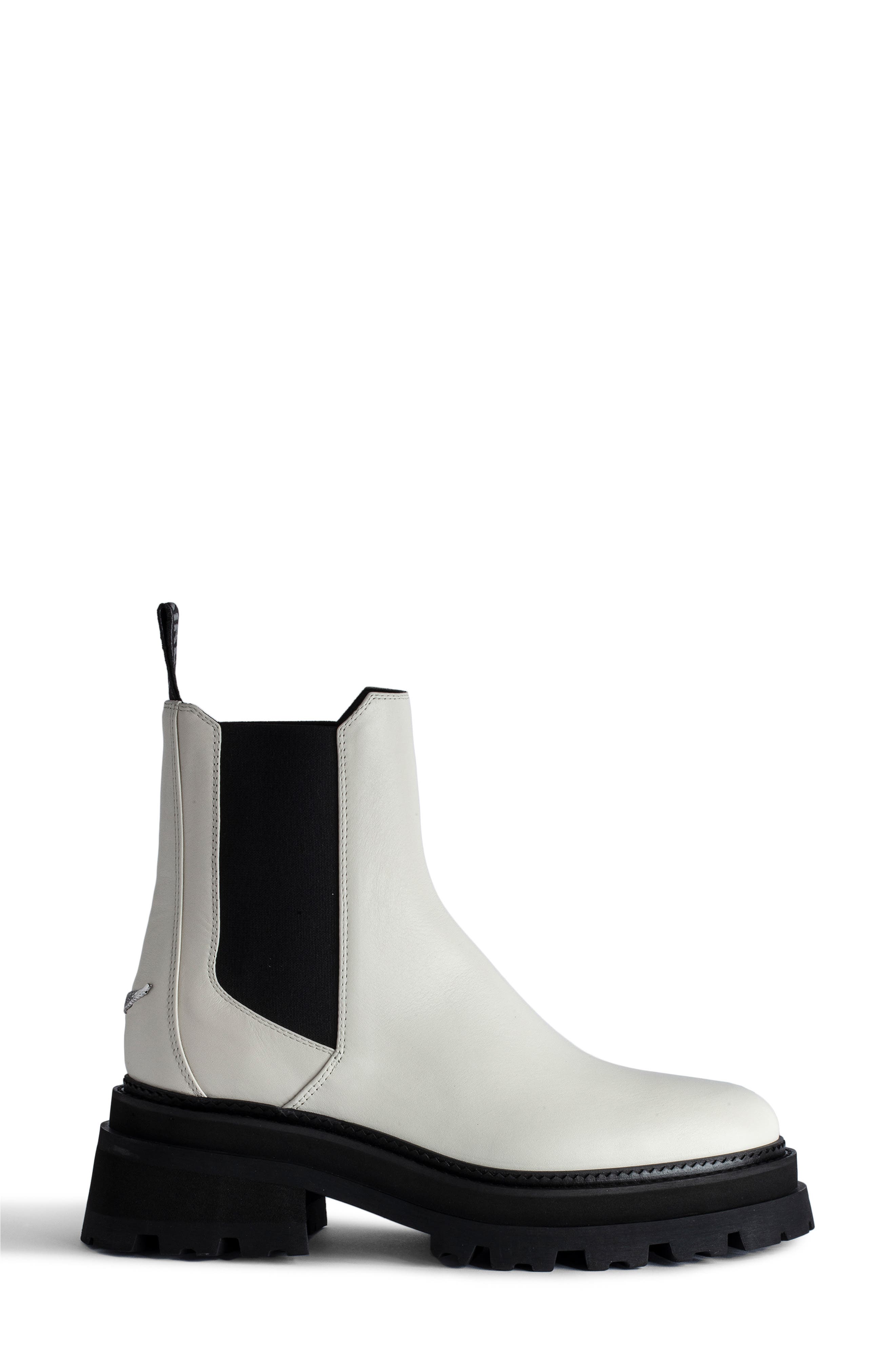 Chelsa White Work Boots