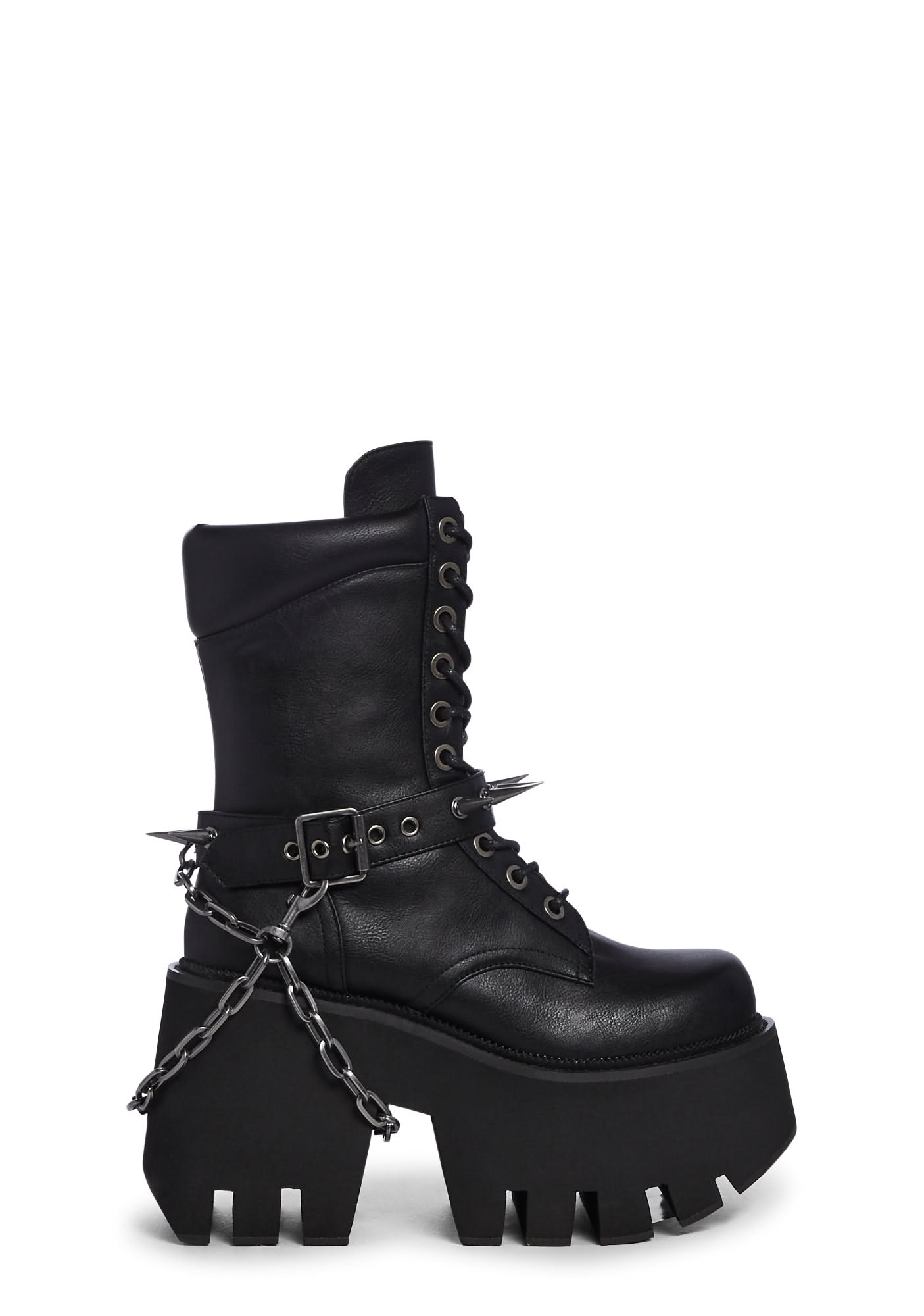 Classic Black Combat Boots