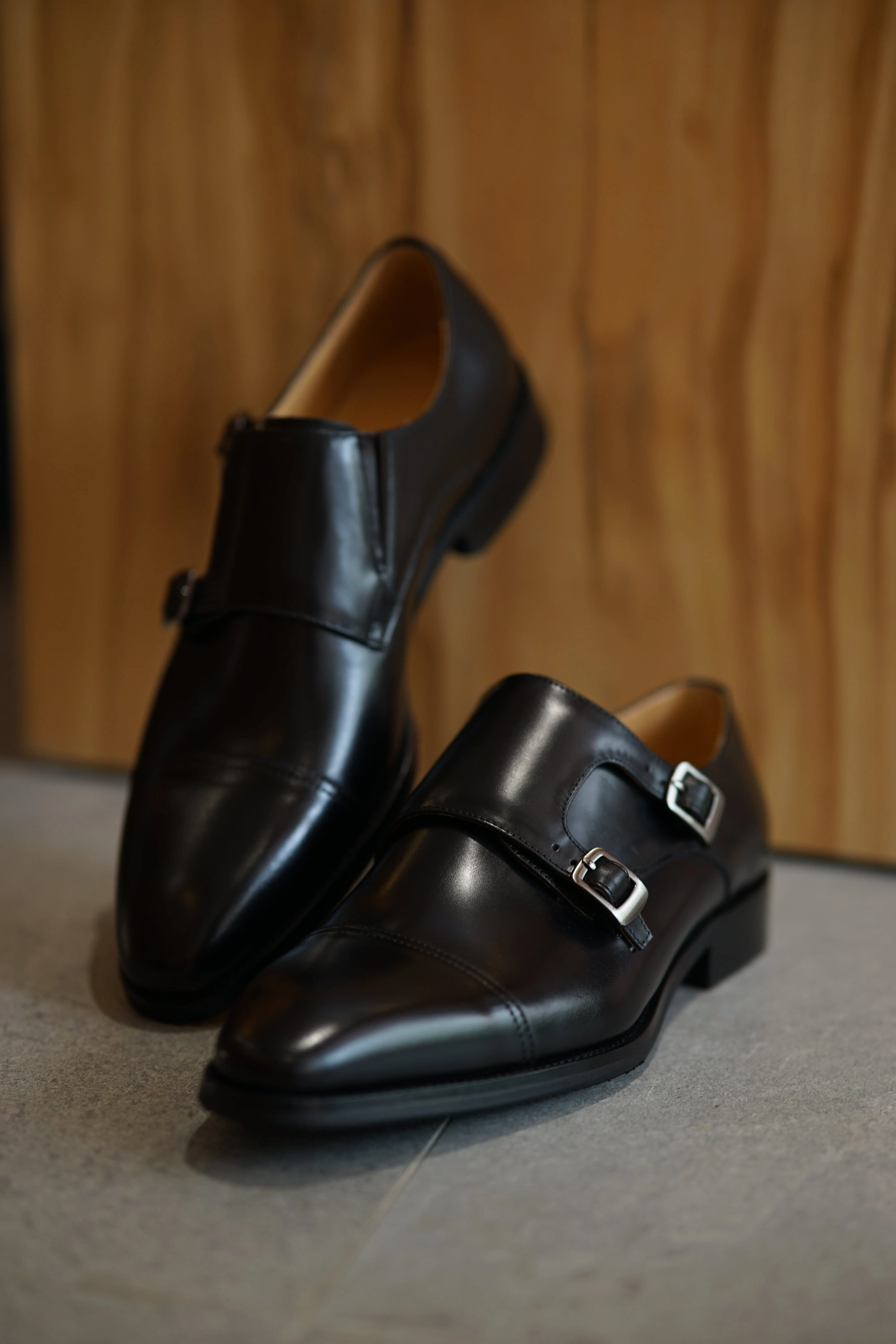Classic Black Monk Straps