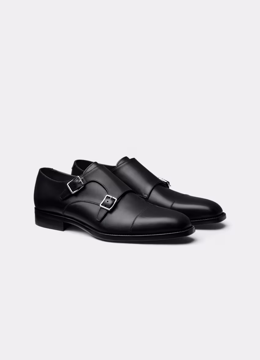Classic Black Monk Straps