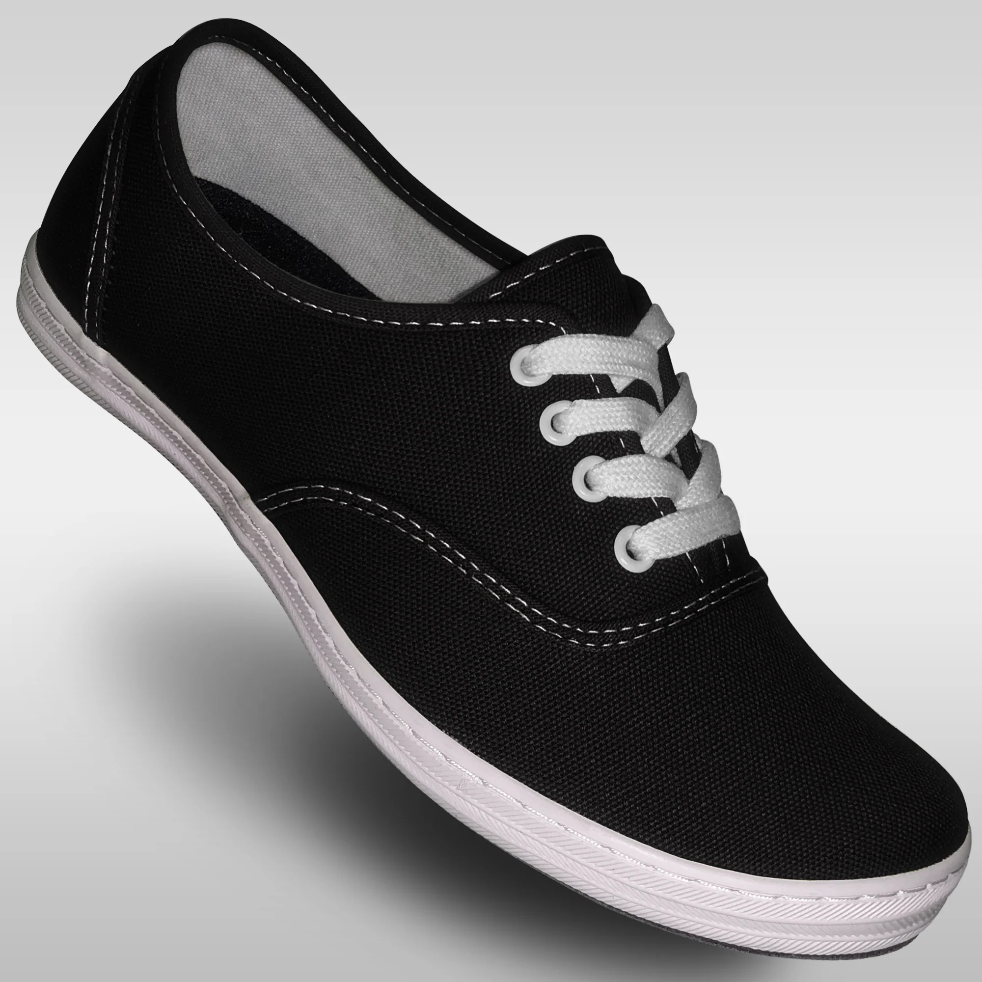 Classic Black Sneakers