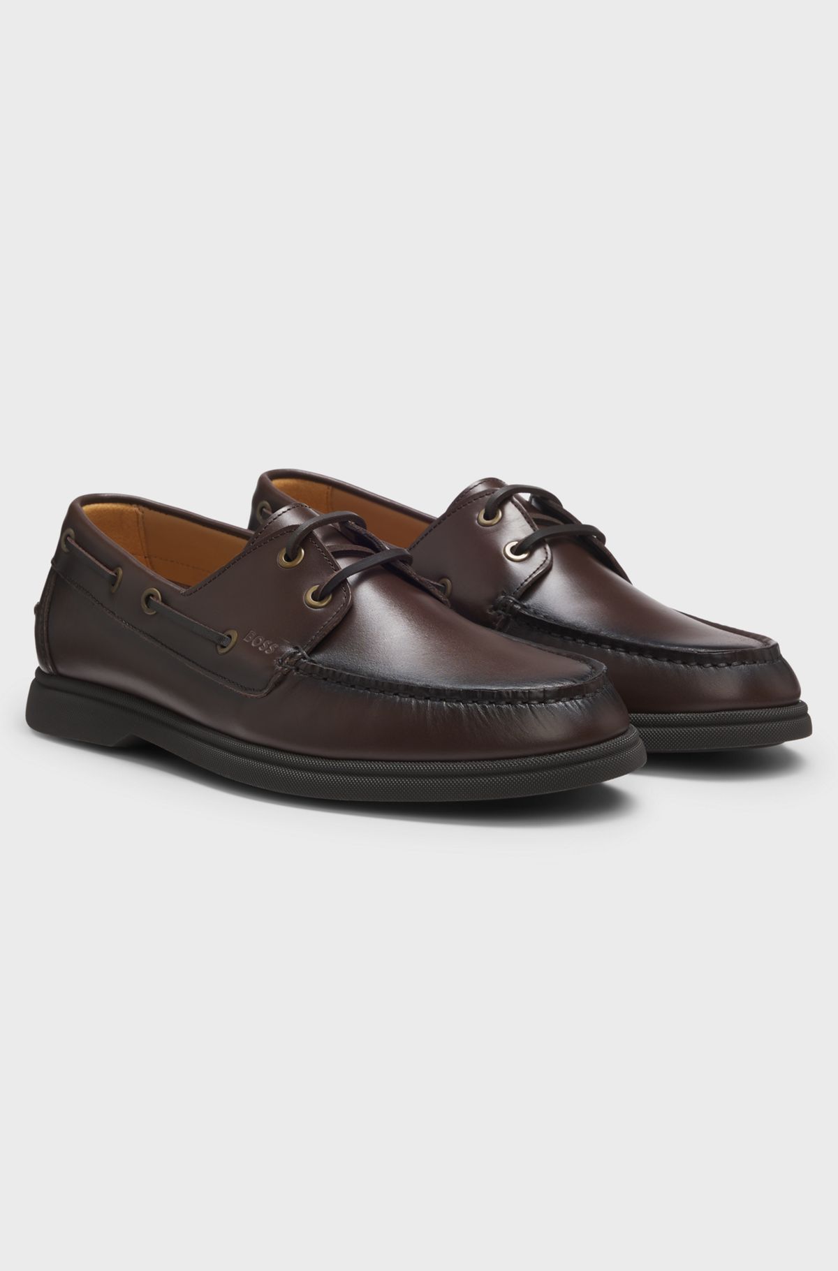 Classic Burgundy Boat Shoes