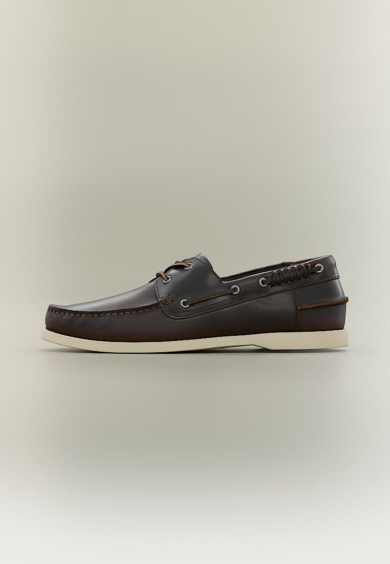 Classic Burgundy Boat Shoes