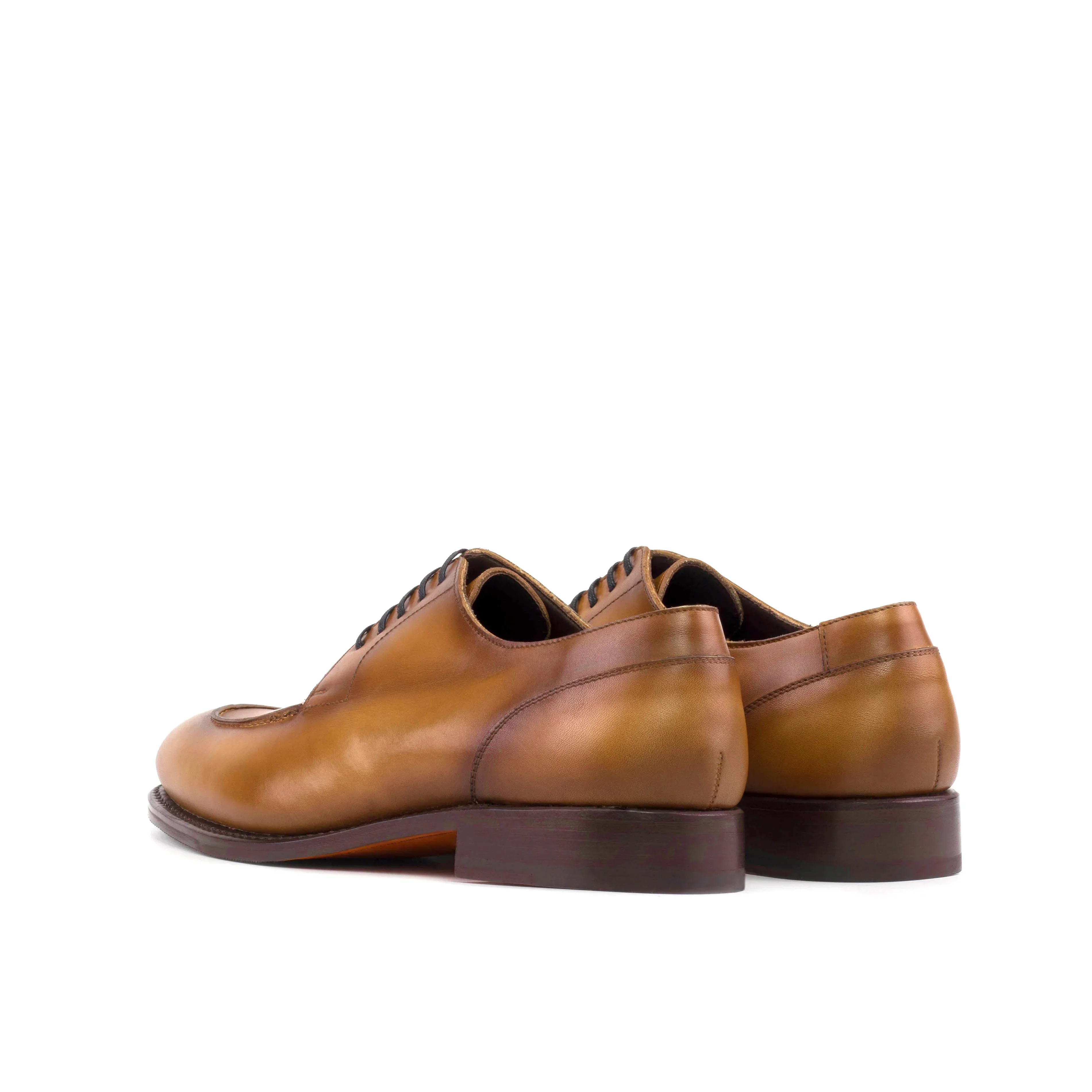 Classic Cognac Derby Shoes