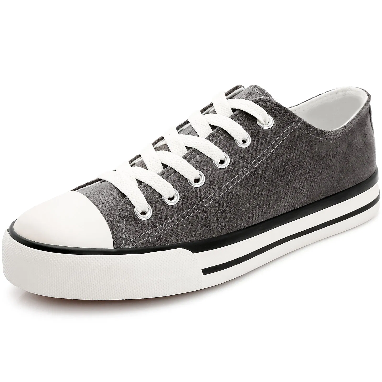 Classic Grey Canvas Shoes