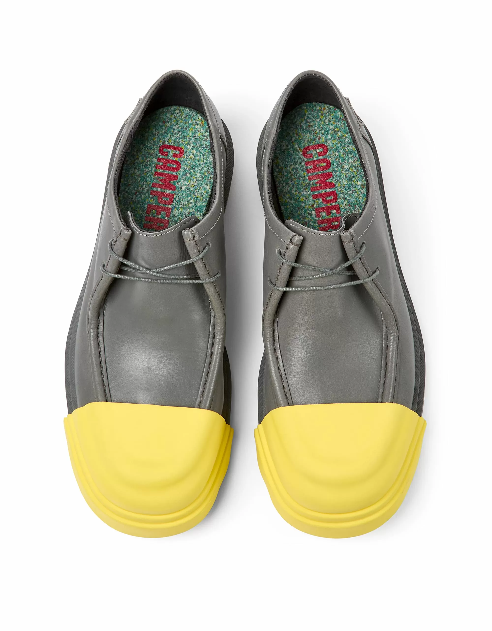 Classic Grey Derby Shoes