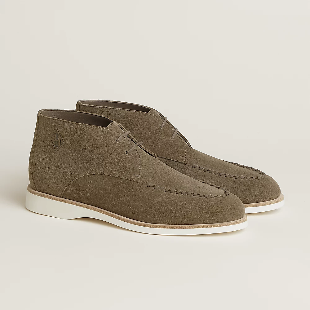 Classic Grey Derby Shoes