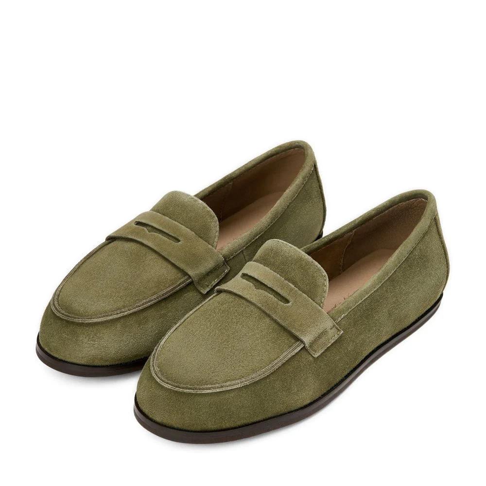 Classic Khaki Loafers