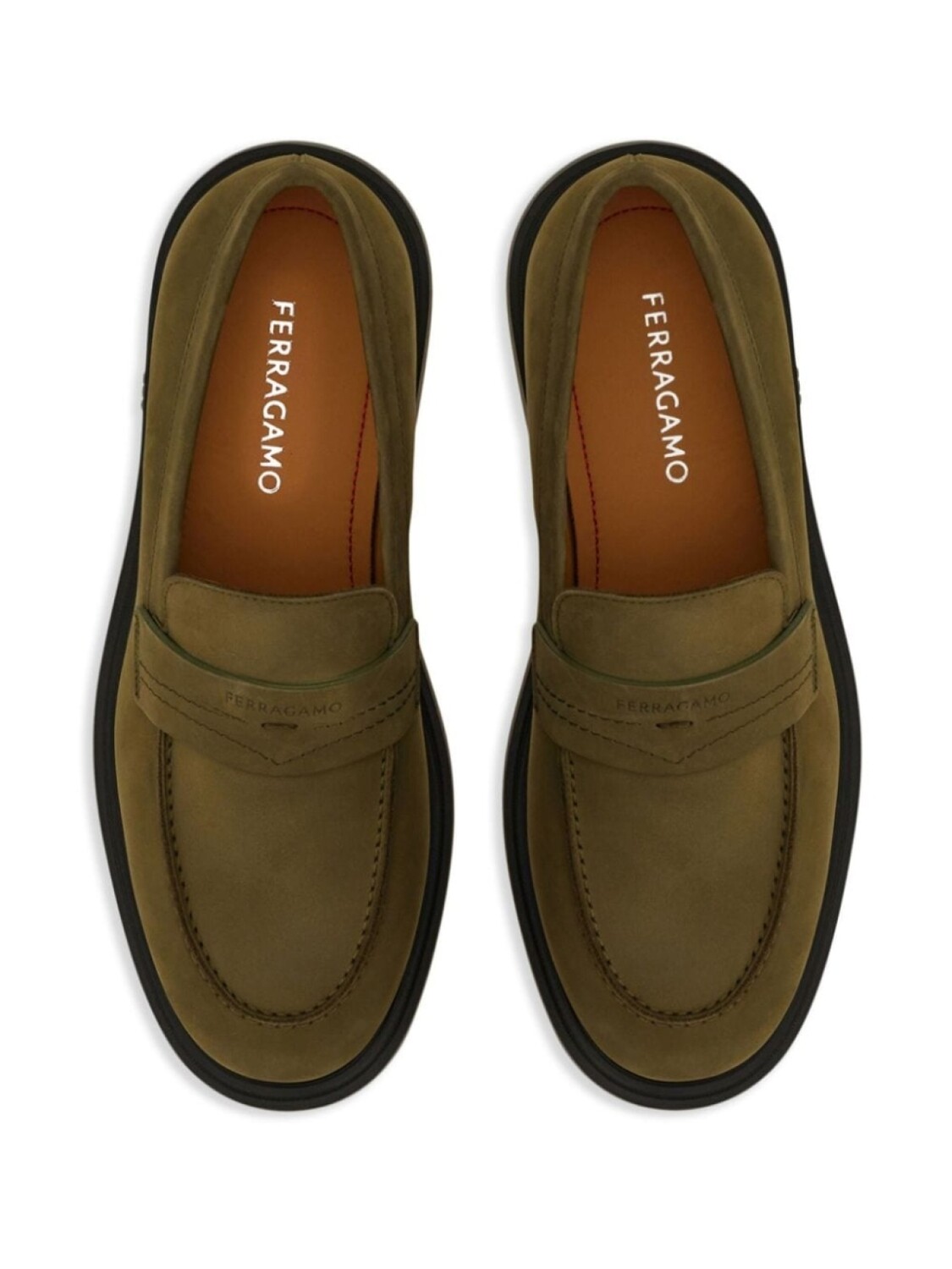 Classic Olive Loafers