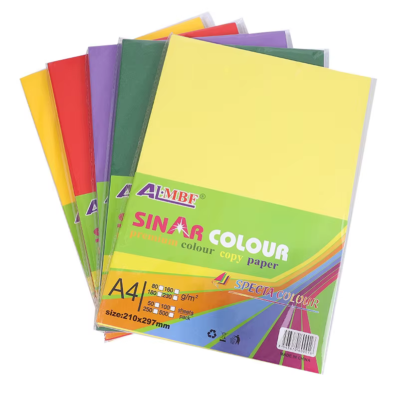 Colored Paper - A4 - 100 Sheets - Assorted