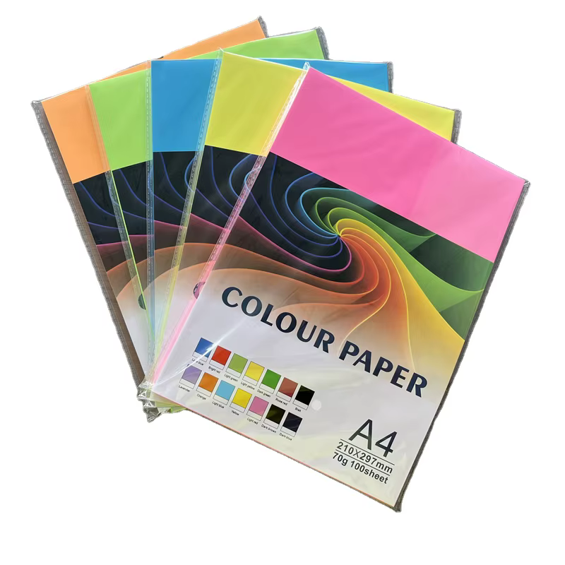 Colored Paper - A4 - 100 Sheets - Assorted