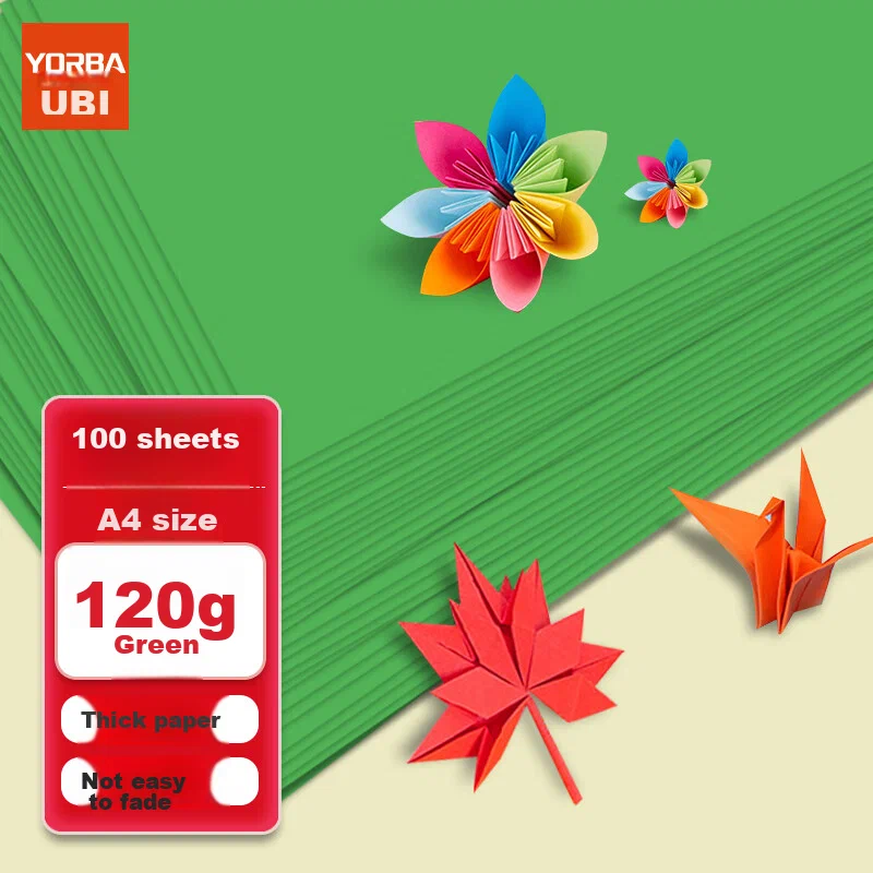 Colored Paper - A4 - 100 Sheets - Green