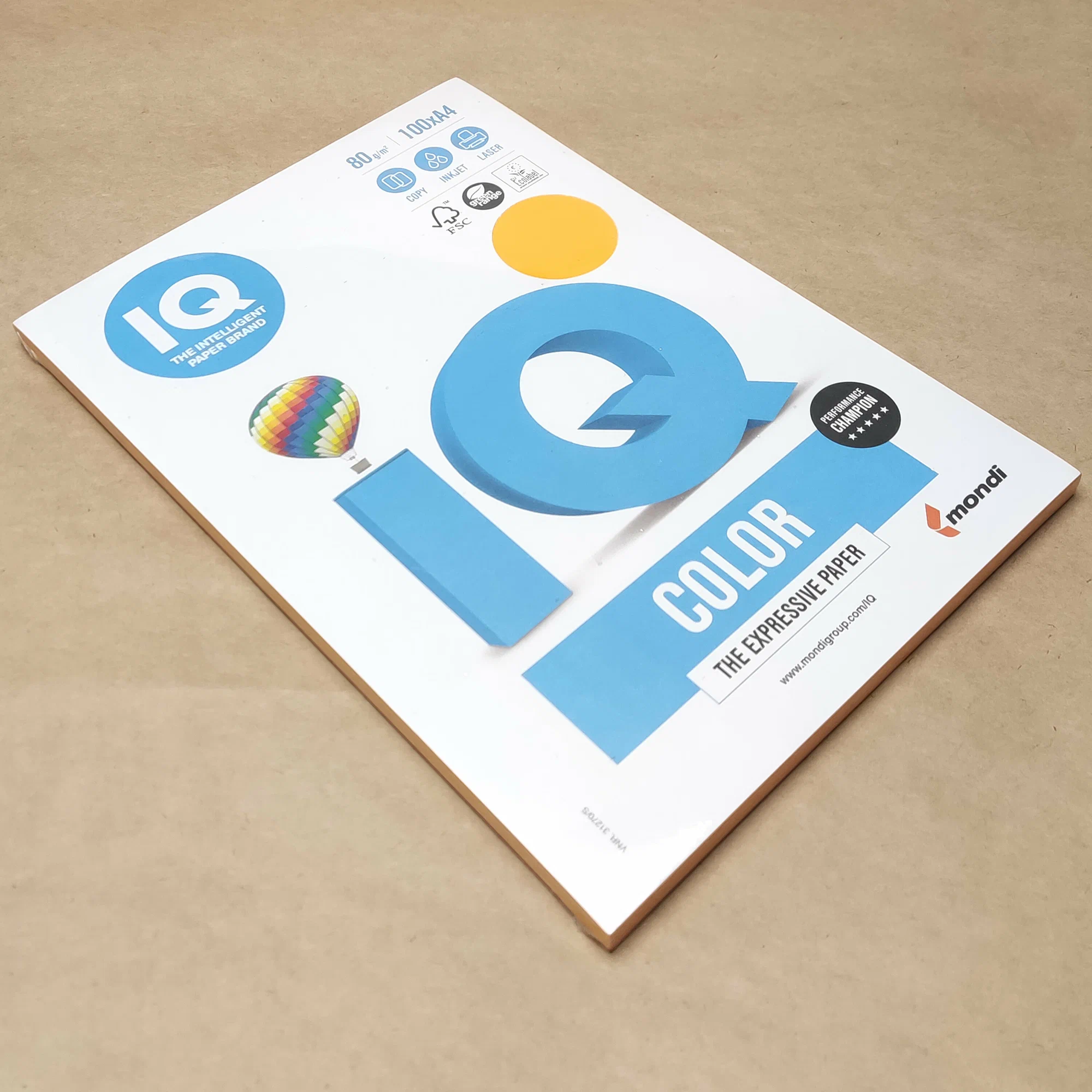 Colored Paper - A4 - 100 Sheets - Yellow