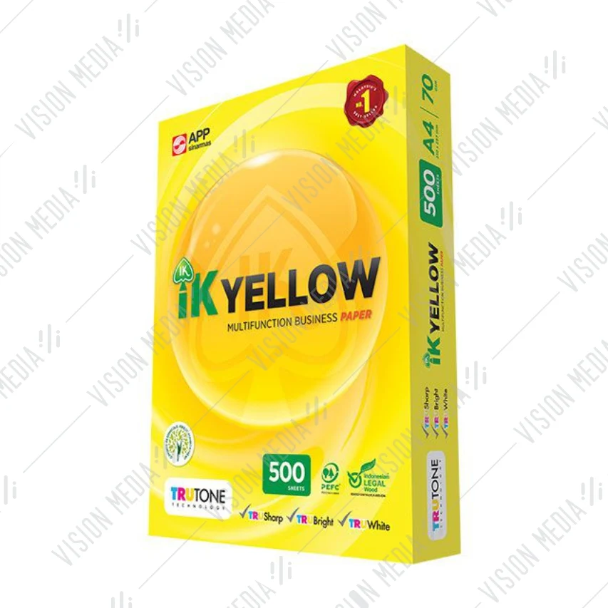 Colored Paper - A4 - 50 Sheets - Yellow