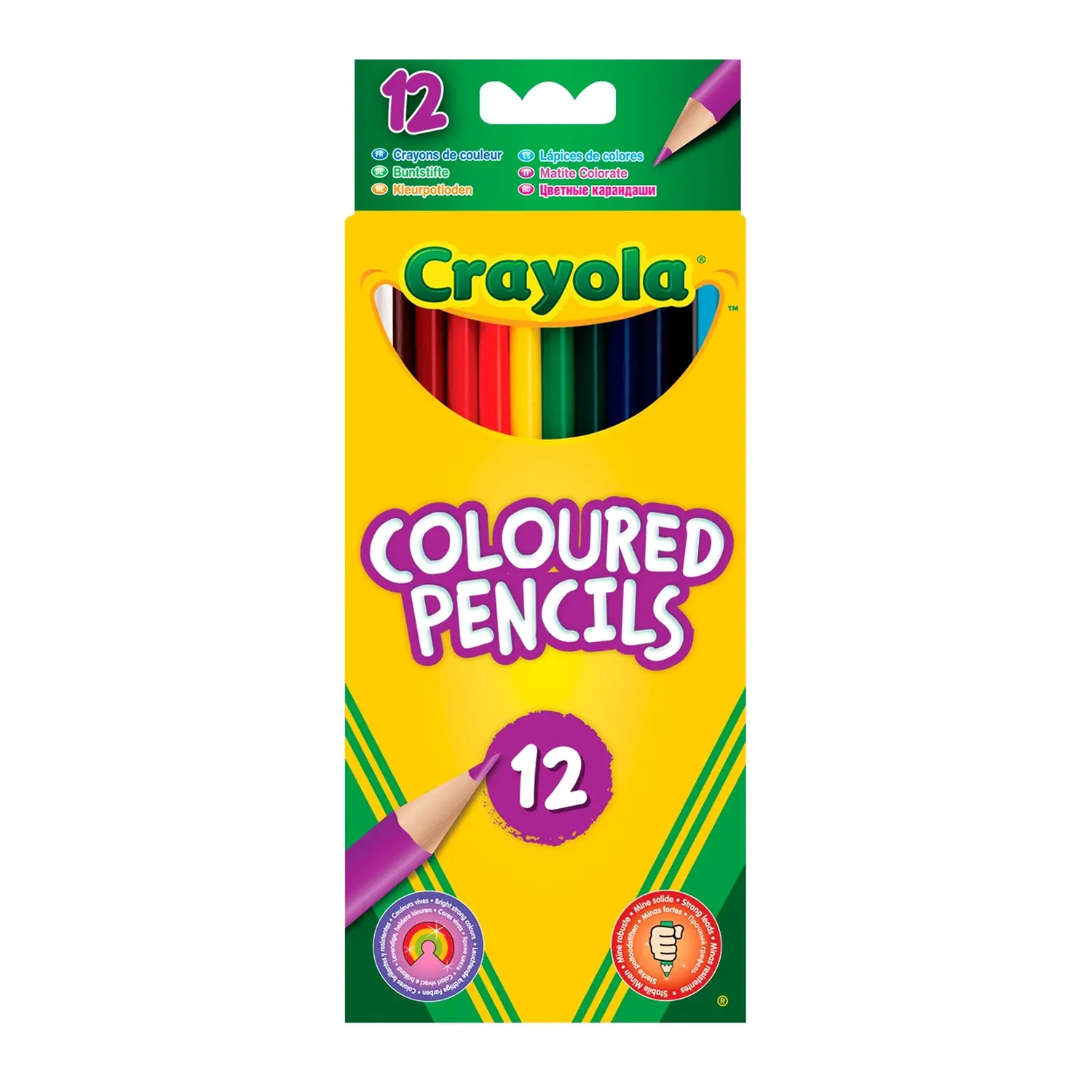 Colored Pencils - 12 Colors - Crayola