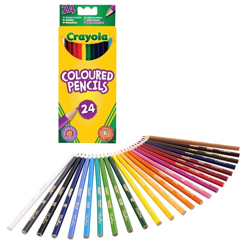Colored Pencils - 24 Colors - Crayola