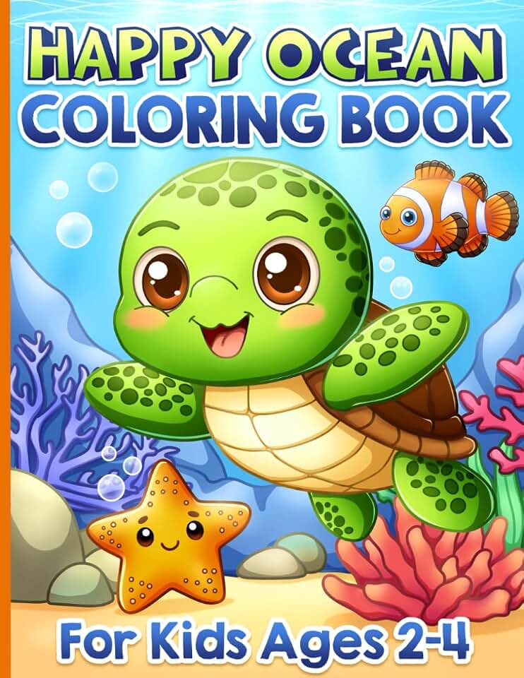 Coloring Book - Kids - Ocean