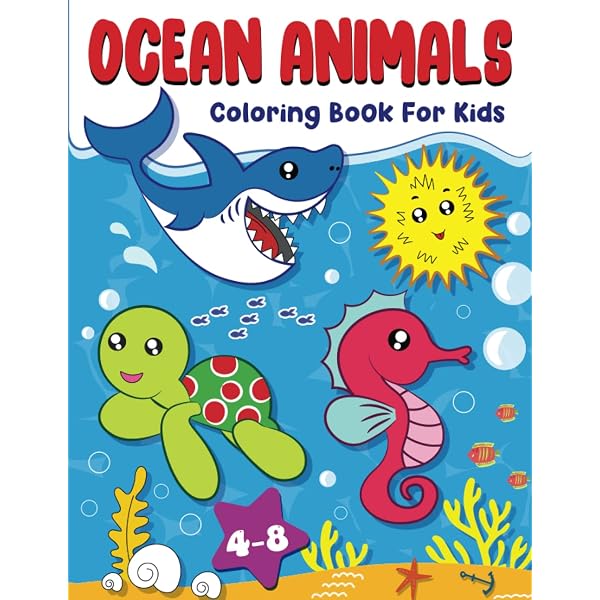 Coloring Book - Kids - Ocean