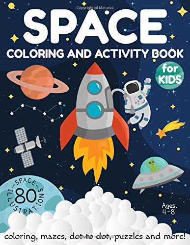 Coloring Book - Kids - Space