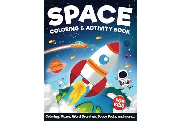 Coloring Book - Kids - Space