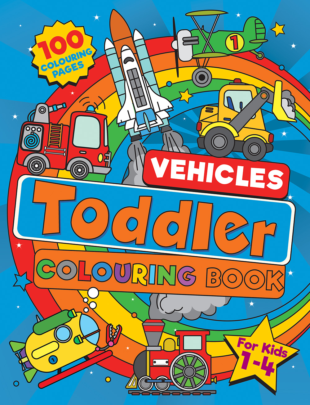 Coloring Book - Kids - Vehicles