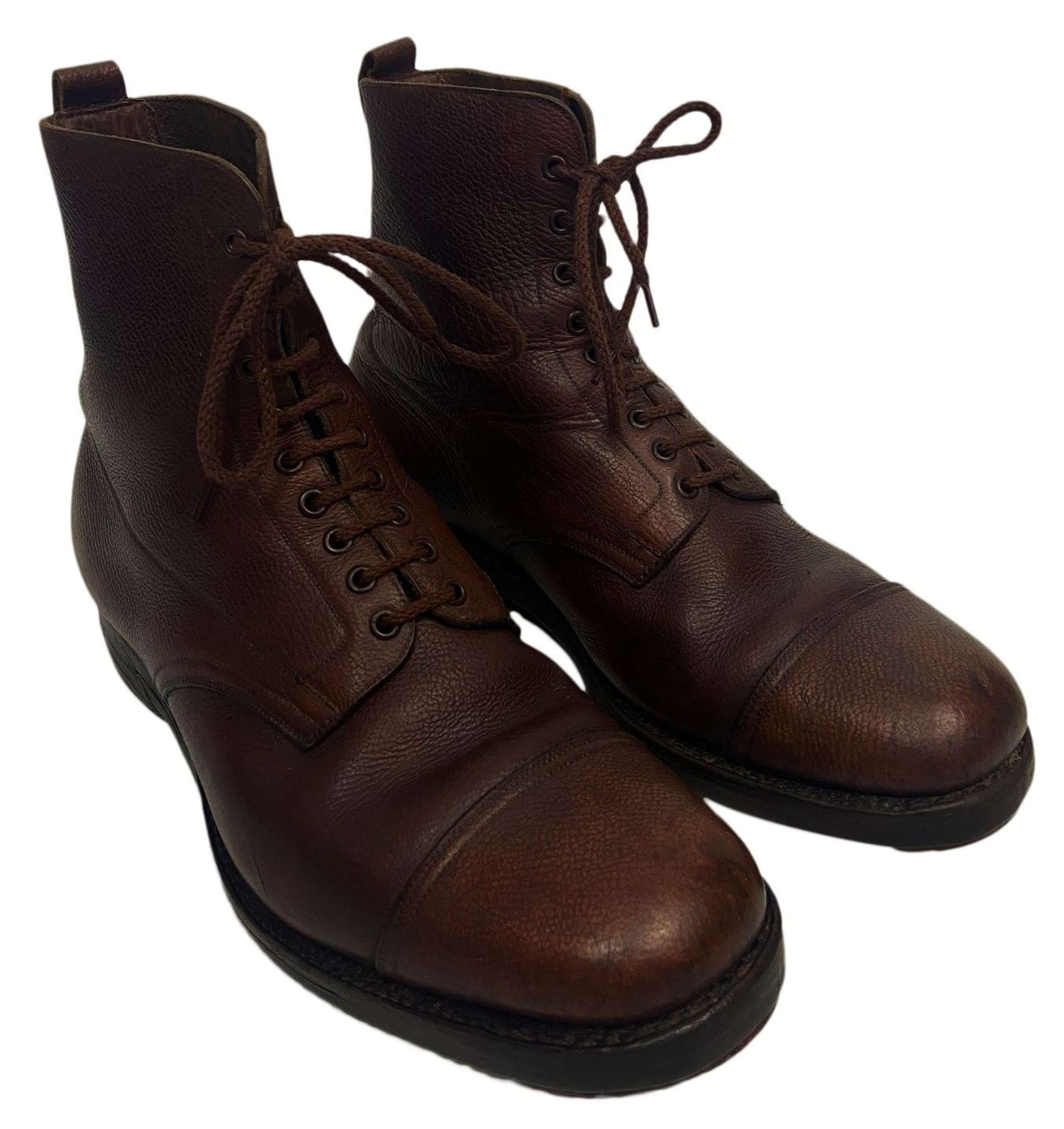 Combat Brown Ankle Boots