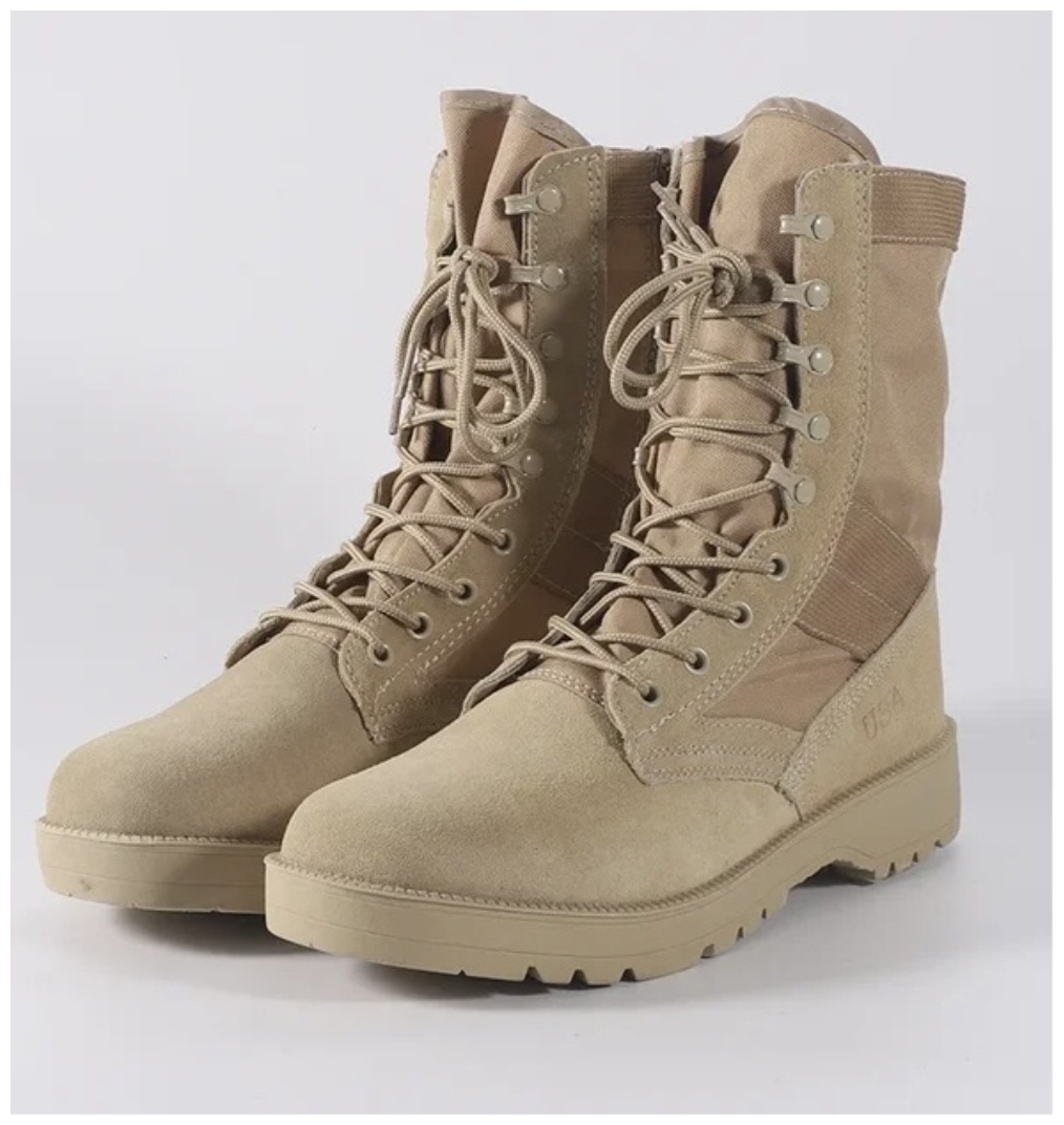 Combat Charcoal Desert Boots
