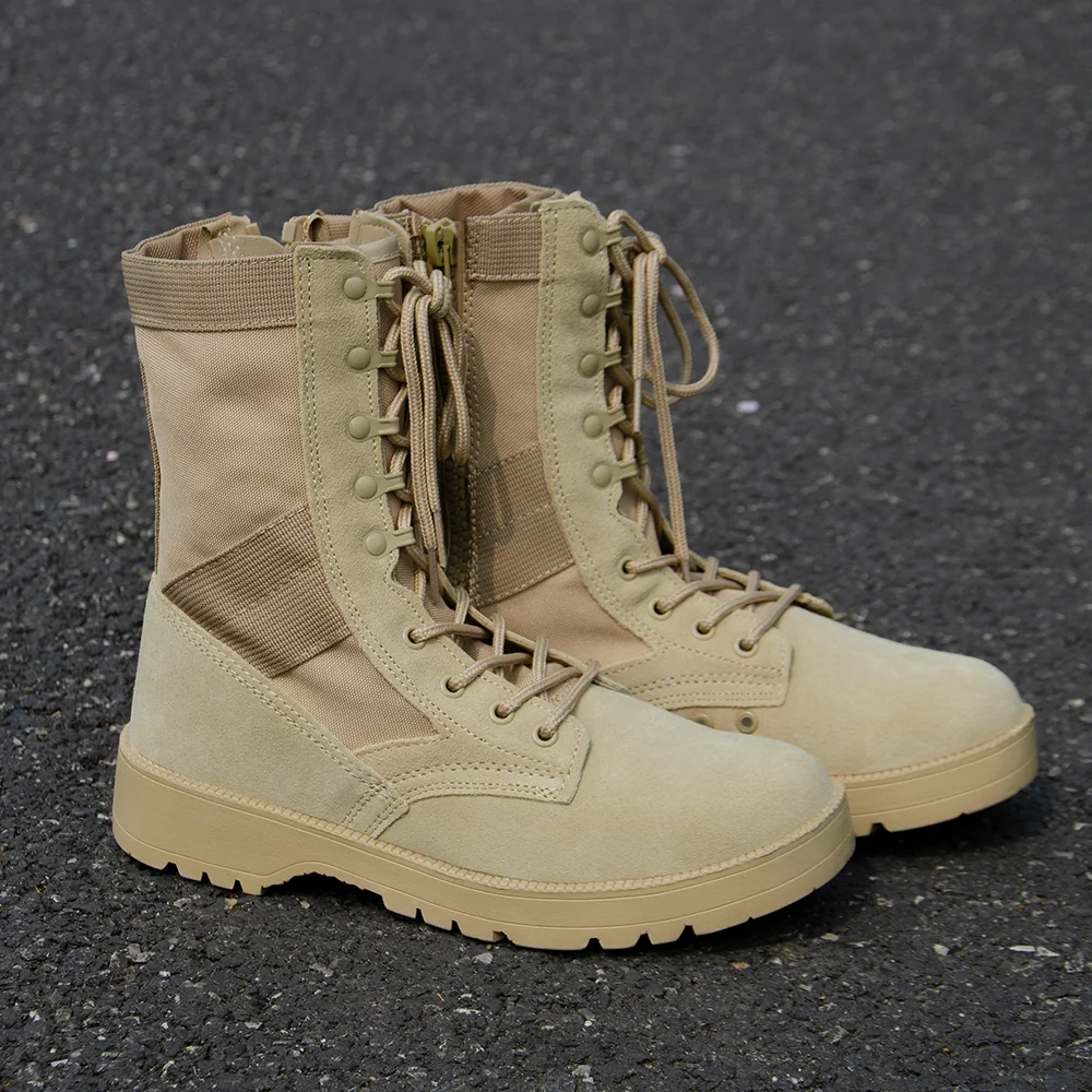 Combat Olive Desert Boots