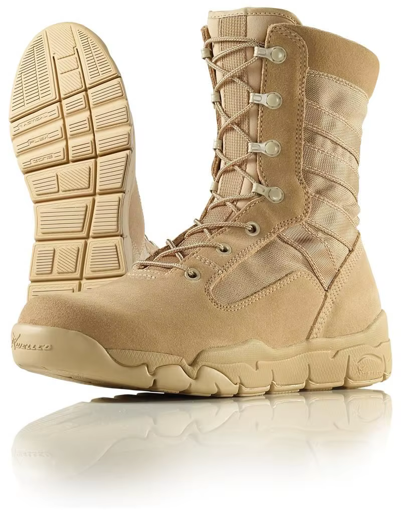 Combat Tan Combat Boots
