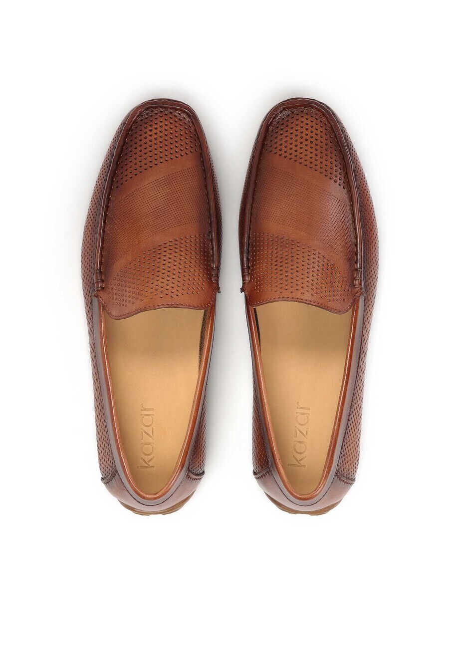 Comfort Cognac Moccasins