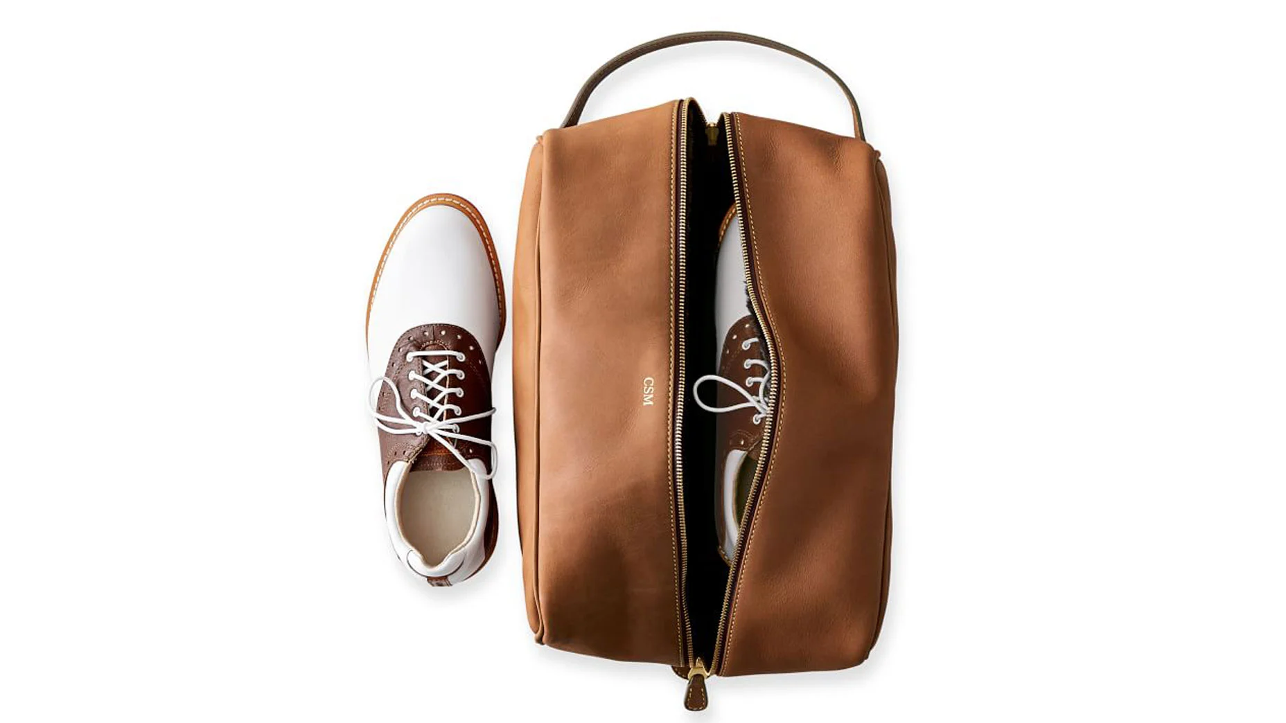 Comfort Cognac Shoe Bag
