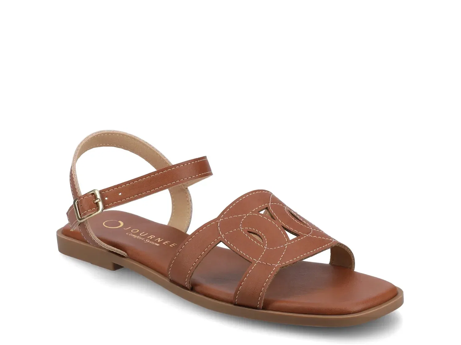 Comfort Cognac Sport Sandals