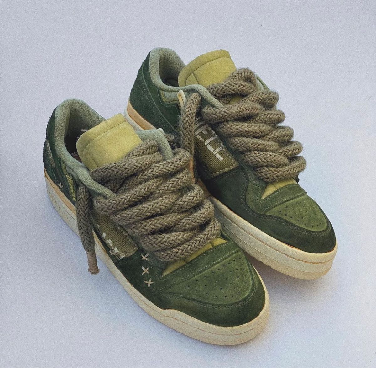 Comfort Olive Shoe Laces