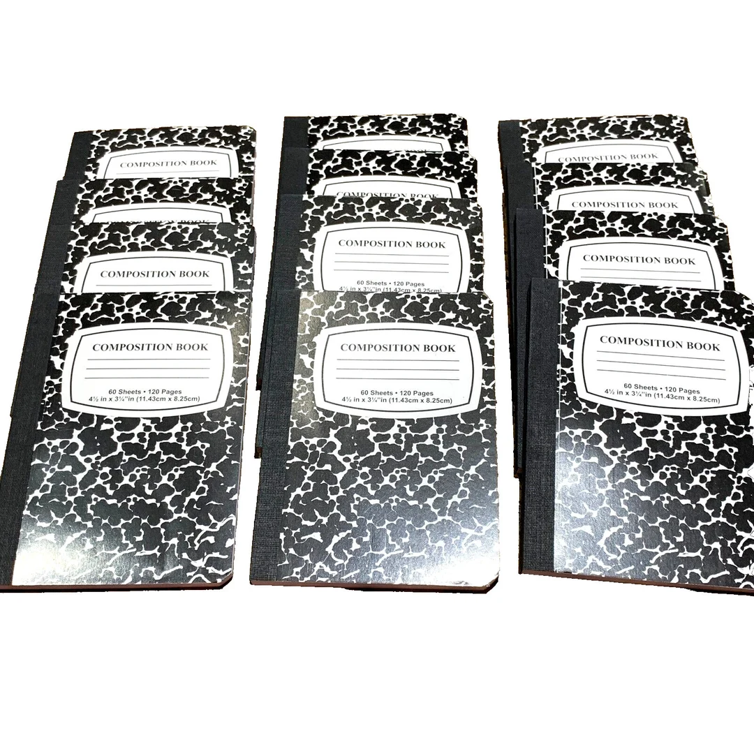 Composition Book - 120 Pages - Black Marble